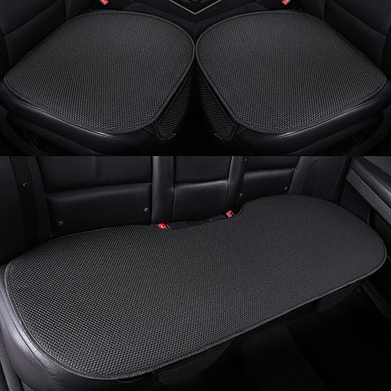 Car Seat Cover Breathable Ice Silk Car Seat Cushion Protector Pad Front Pad Universal Auto Seat Cushion Set